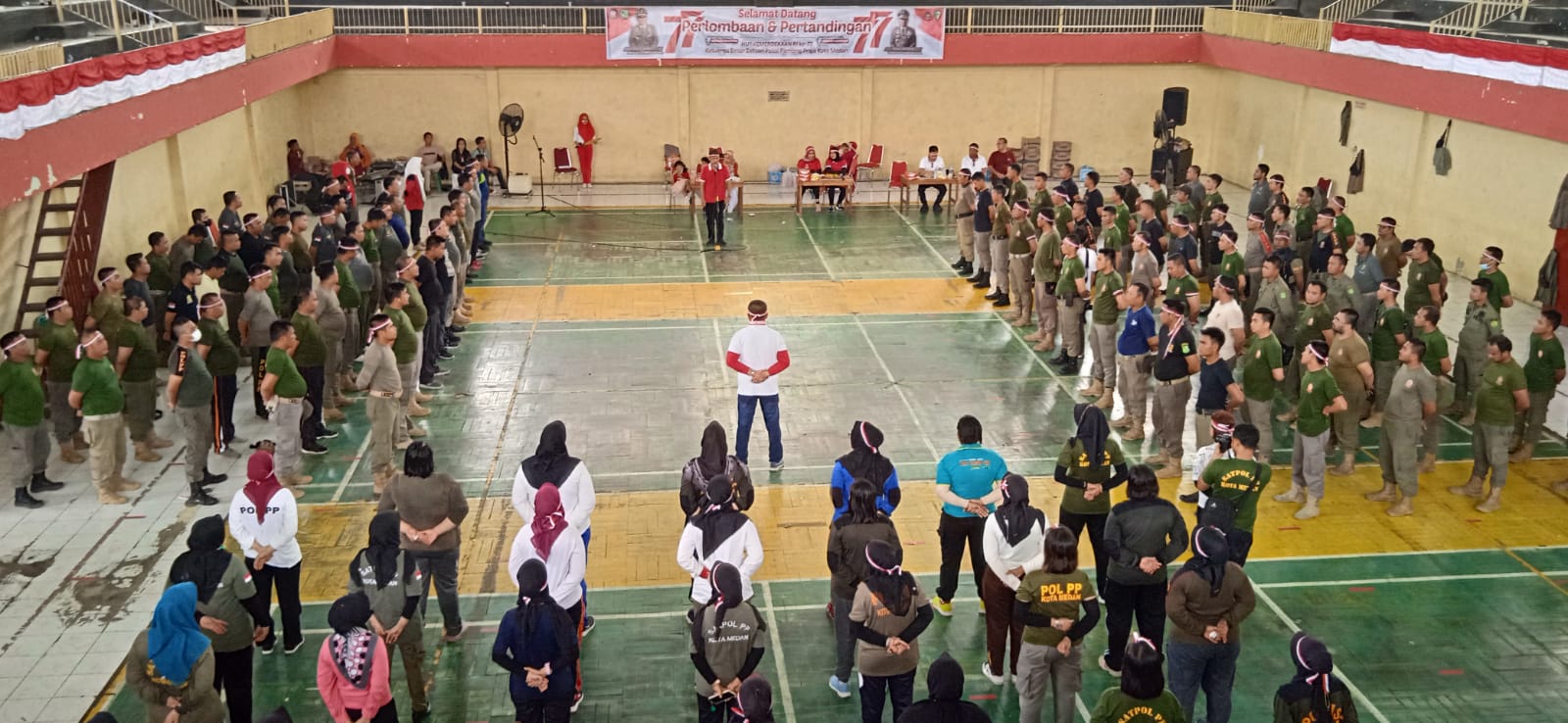 Perlombaan Dalam Rangka Hari Ulang Tahun Ke 77 Kemerdekaan Republik Indonesia di Lingkungan Satuan Polisi Pamong Praja Kota Medan